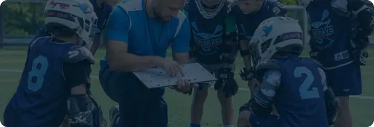 Coaches on the field